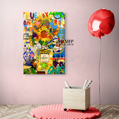 Van Gogh Sunflowers Modern Vision Canvas Wall Art