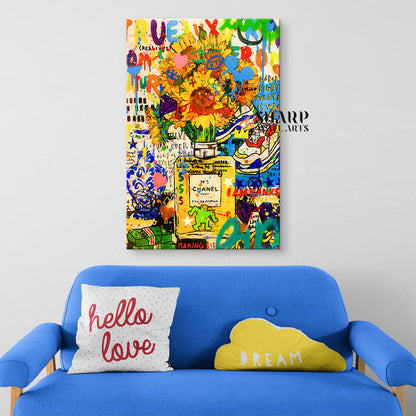 Van Gogh Sunflowers Modern Vision Canvas Wall Art