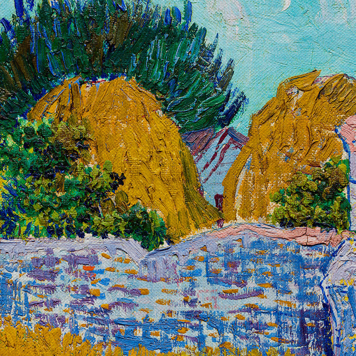 Vincent Van Gogh Farmhouse In Provence Canvas Wall Art