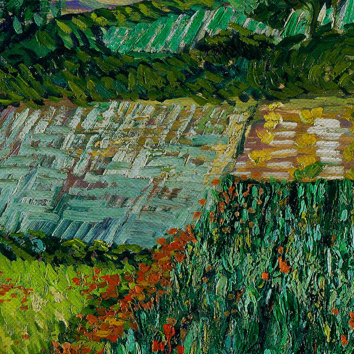 Vincent Van Gogh Field With Poppies Canvas Wall Art
