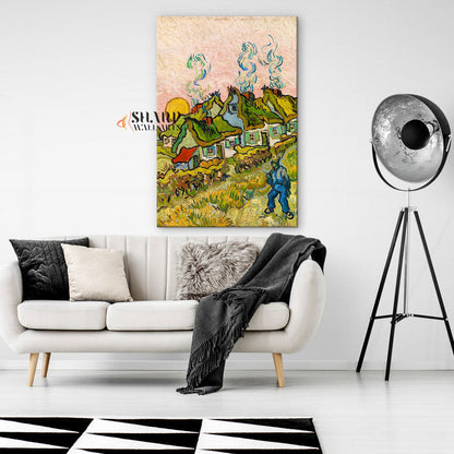 Vincent Van Gogh House And Figure Canvas Wall Art