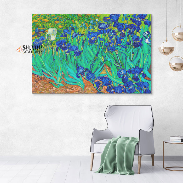 Vincent van Gogh Irises Canvas Wall Art