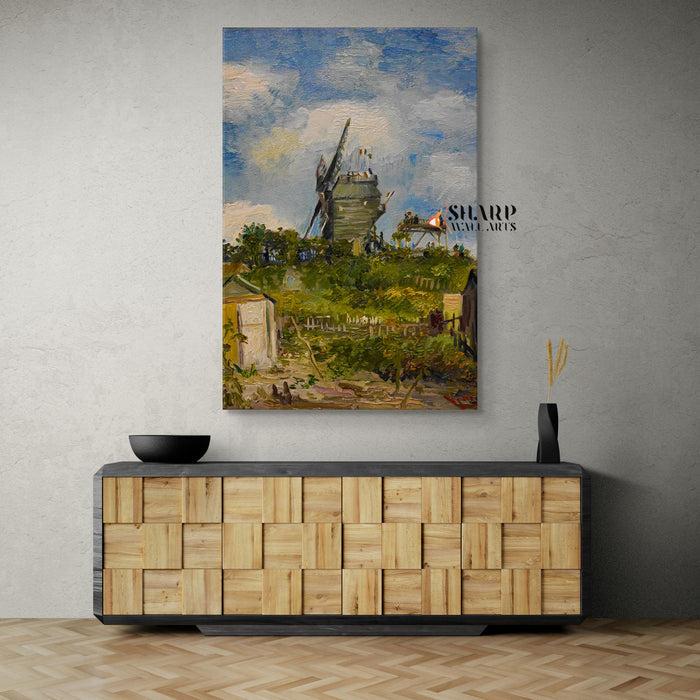Vincent Van Gogh Le Blute-Fin Mill Canvas Wall Art