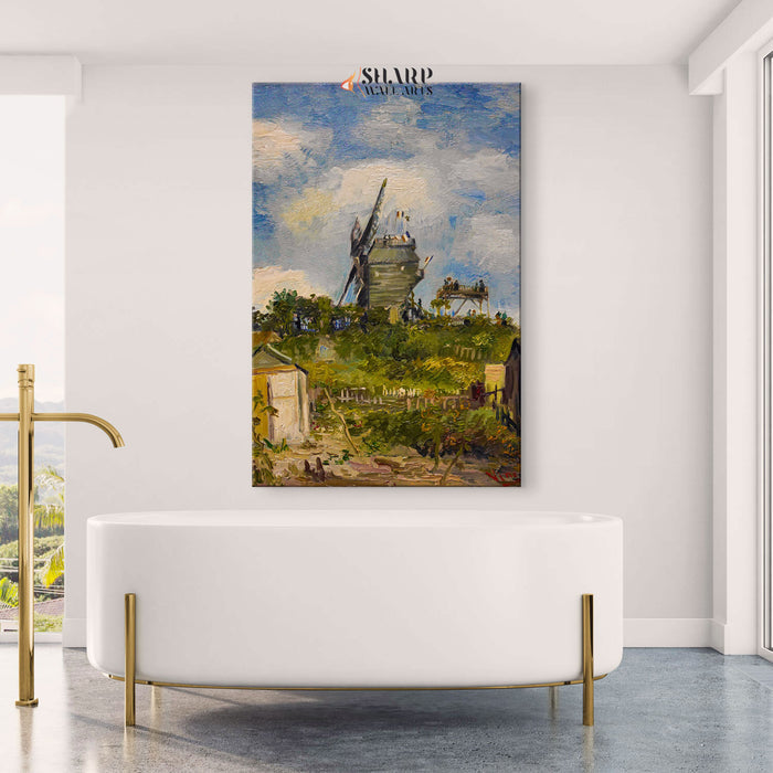 Vincent Van Gogh Le Blute-Fin Mill Canvas Wall Art