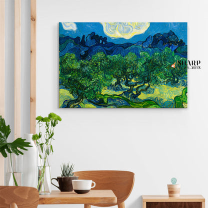 Vincent van Gogh Olive Grove Canvas Wall Art
