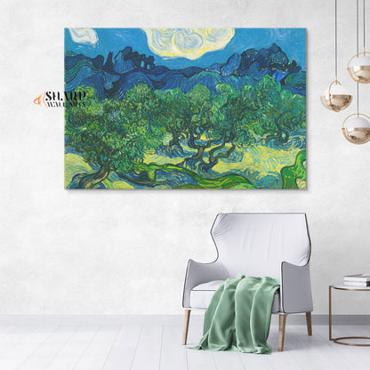 Vincent van Gogh Olive Grove Canvas Wall Art
