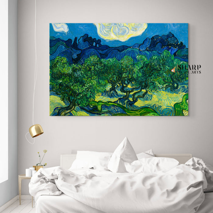 Vincent van Gogh Olive Grove Canvas Wall Art