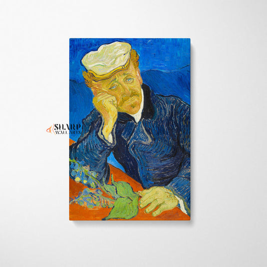 Vincent Van Gogh Portrait Of Dr. Gachet Canvas Wall Art