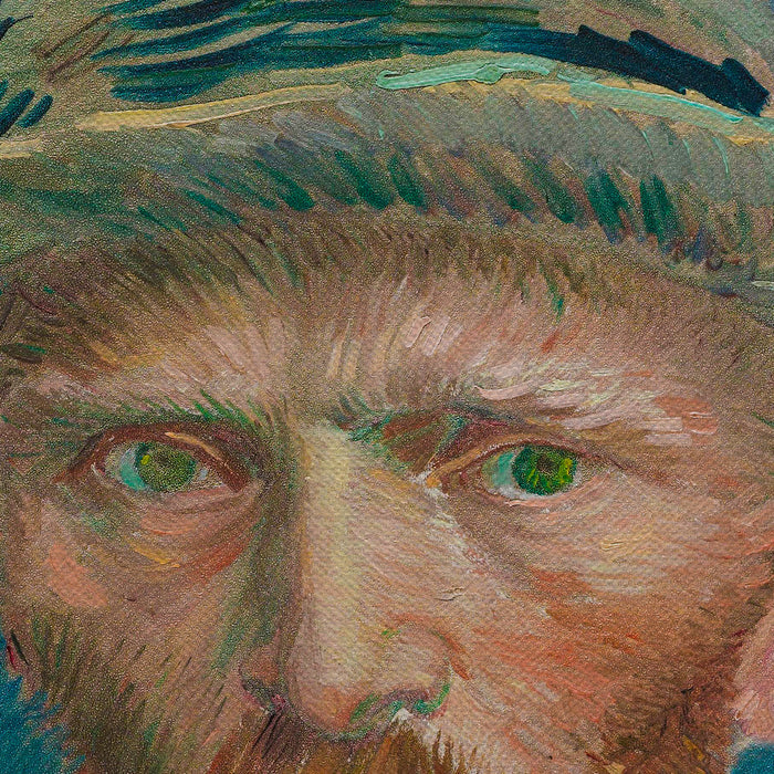 Vincent van Gogh Self-Portrait With Grey Hat Canvas Wall Art