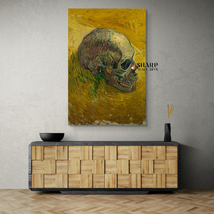 Vincent van Gogh Skull Canvas Wall Art
