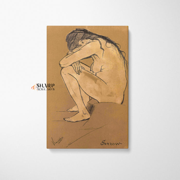 Vincent van Gogh Sorrow Canvas Wall Art