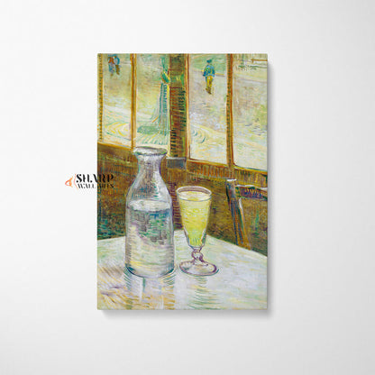 Vincent Van Gogh Still Life With Absinthe Canvas Wall Art
