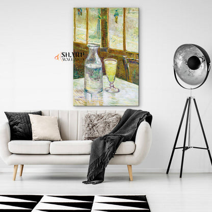 Vincent Van Gogh Still Life With Absinthe Canvas Wall Art