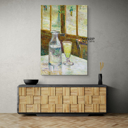 Vincent Van Gogh Still Life With Absinthe Canvas Wall Art