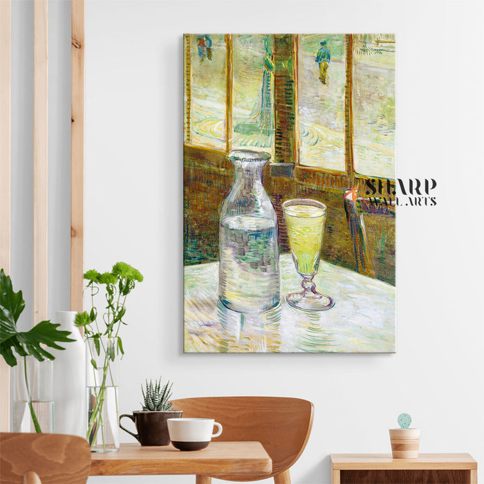 Vincent Van Gogh Still Life With Absinthe Canvas Wall Art