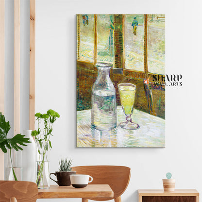 Vincent Van Gogh Still Life With Absinthe Canvas Wall Art