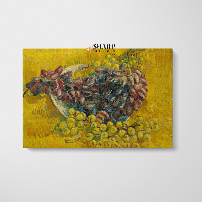 Vincent van Gogh Still Life With Grapes Canvas Wall Art