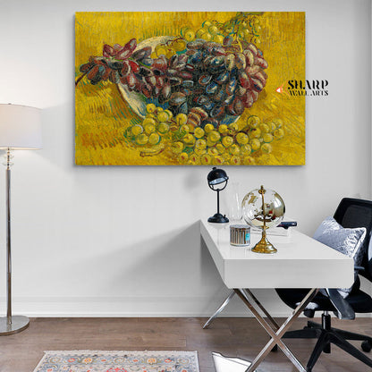 Vincent van Gogh Still Life With Grapes Canvas Wall Art