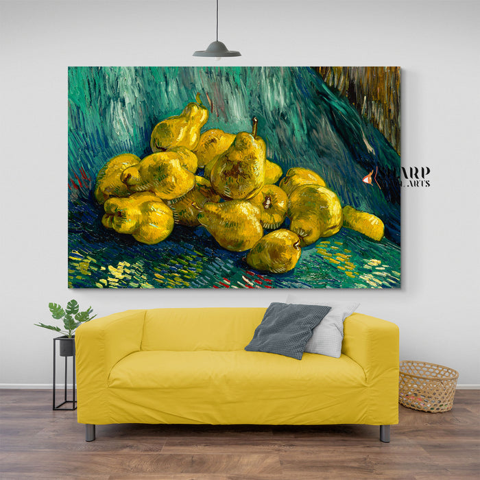 Vincent van Gogh Still Life With Pears Canvas Wall Art