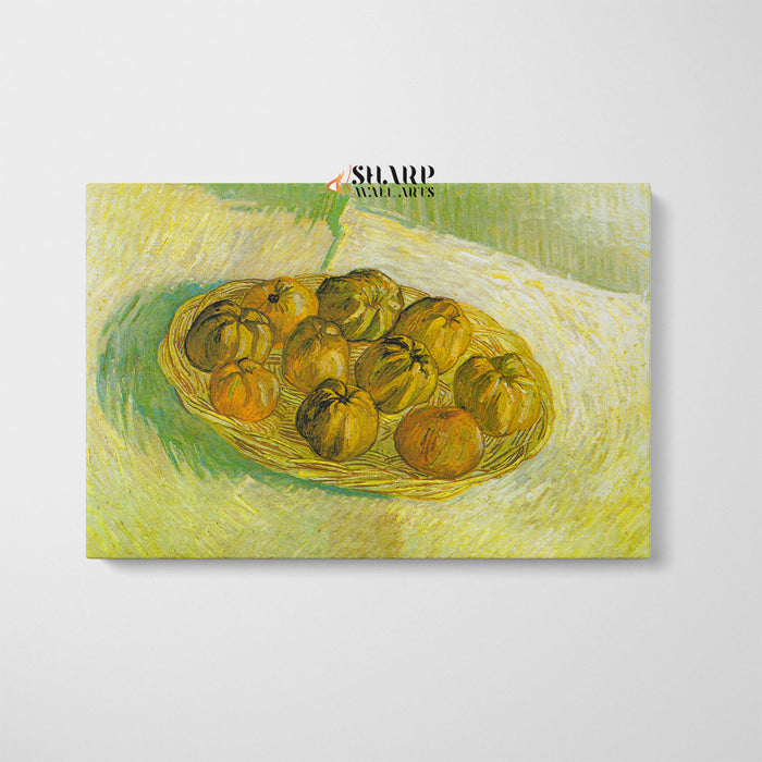 Vincent van Gogh The Basket Of Apples Canvas Wall Art