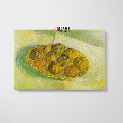 Vincent van Gogh The Basket Of Apples Canvas Wall Art
