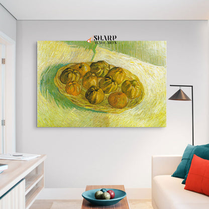 Vincent van Gogh The Basket Of Apples Canvas Wall Art