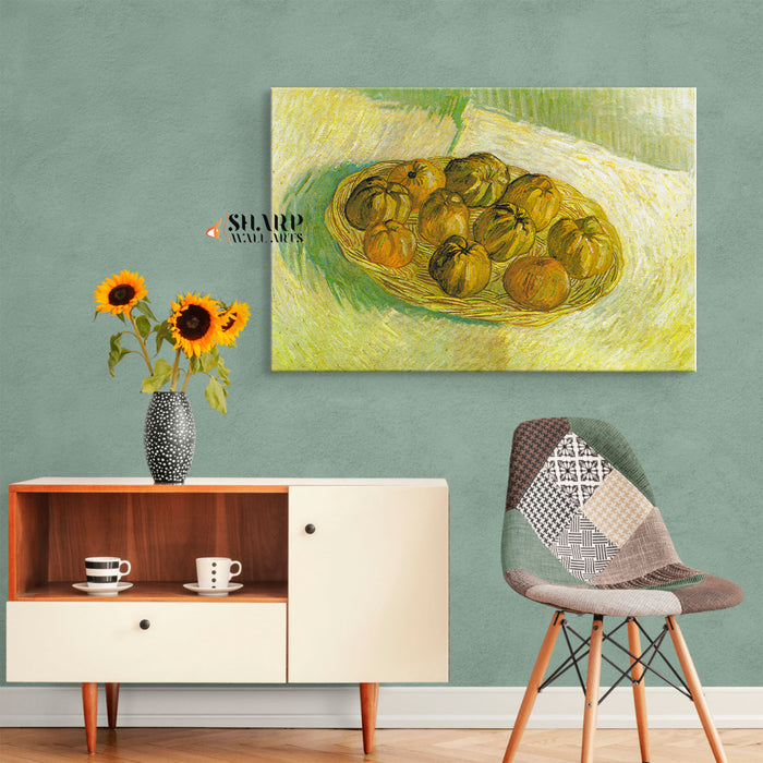 Vincent van Gogh The Basket Of Apples Canvas Wall Art