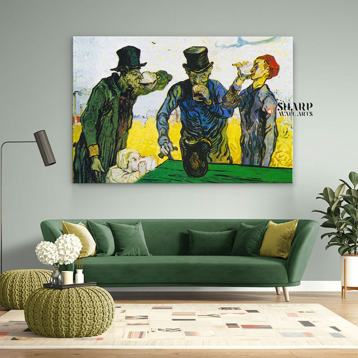 Vincent van Gogh The Drinkers Canvas Wall Art