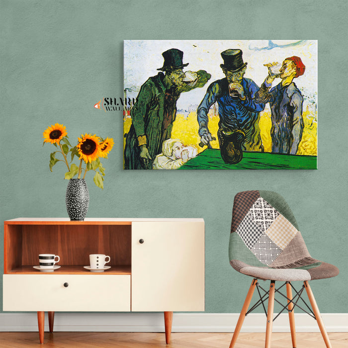Vincent van Gogh The Drinkers Canvas Wall Art