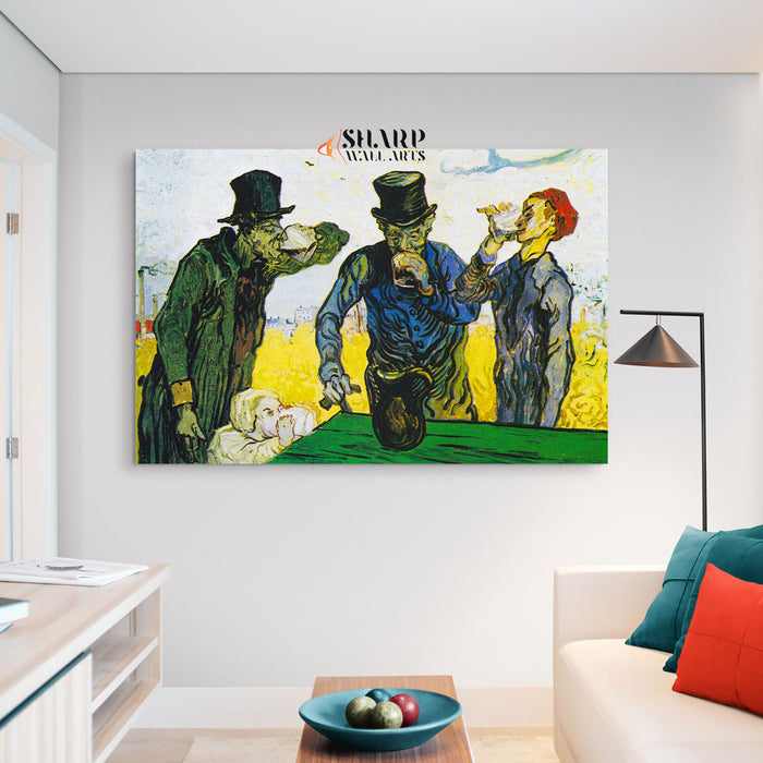 Vincent van Gogh The Drinkers Canvas Wall Art