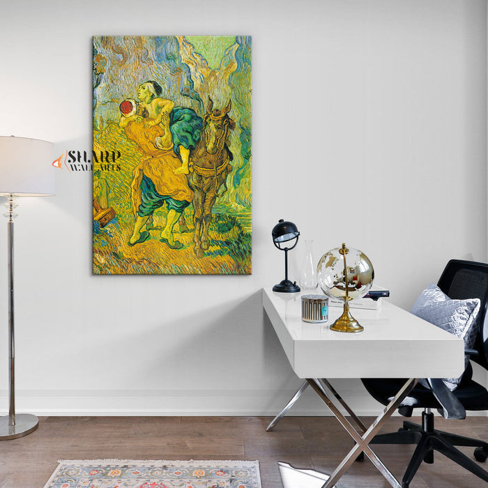 Vincent van Gogh The Good Samaritan Canvas Wall Art