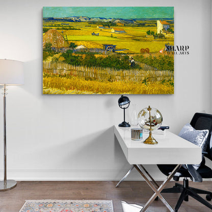 Vincent van Gogh The Harvest Canvas Wall Art