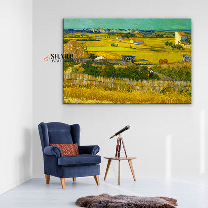 Vincent van Gogh The Harvest Canvas Wall Art
