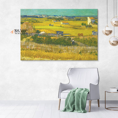 Vincent van Gogh The Harvest Canvas Wall Art