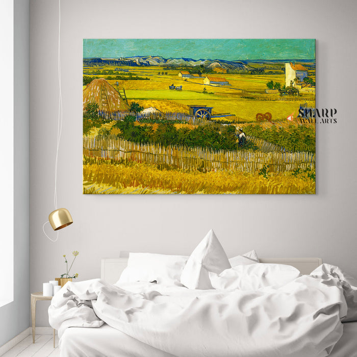 Vincent van Gogh The Harvest Canvas Wall Art