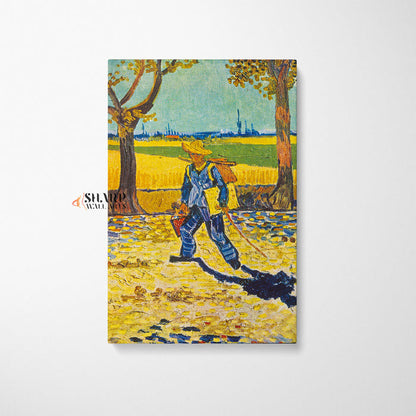 Vincent van Gogh The Painter On His Way To Work Canvas Wall Art