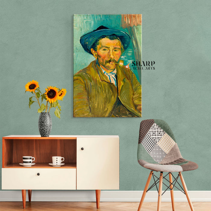 Vincent van Gogh The Smoker Canvas Wall Art