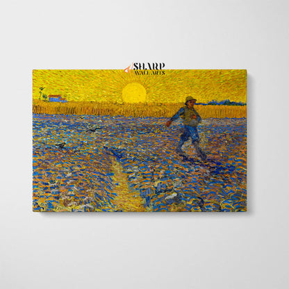 Vincent van Gogh The Sower Canvas Wall Art