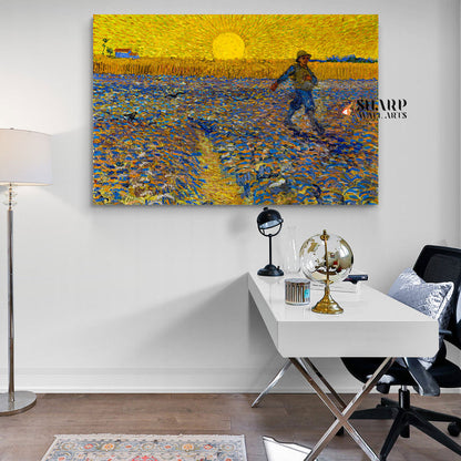 Vincent van Gogh The Sower Canvas Wall Art