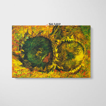 Vincent Van Gogh Two Sunflowers Canvas Wall Art
