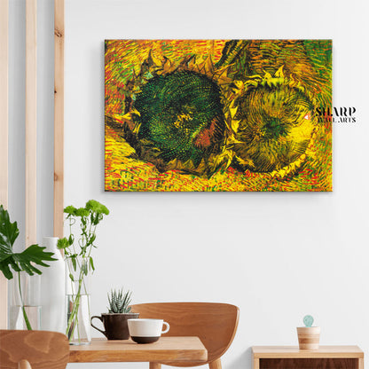 Vincent Van Gogh Two Sunflowers Canvas Wall Art