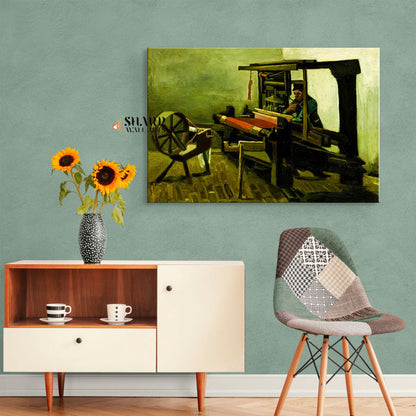 Vincent van Gogh Weaver Canvas Wall Art