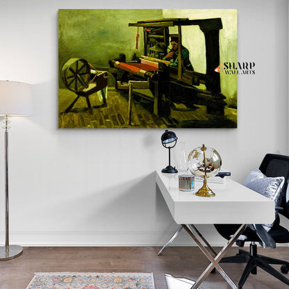 Vincent van Gogh Weaver Canvas Wall Art
