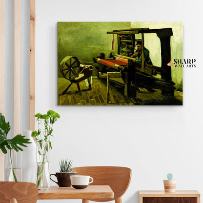 Vincent van Gogh Weaver Canvas Wall Art
