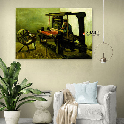 Vincent van Gogh Weaver Canvas Wall Art