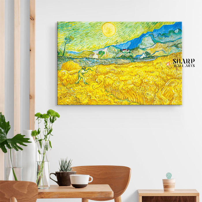 Vincent van Gogh Wheatfield Canvas Wall Art
