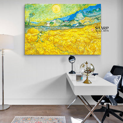 Vincent van Gogh Wheatfield Canvas Wall Art