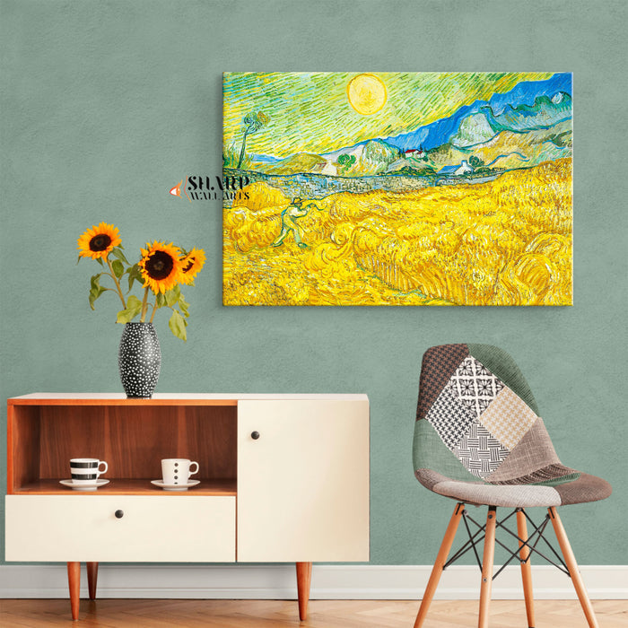 Vincent van Gogh Wheatfield Canvas Wall Art