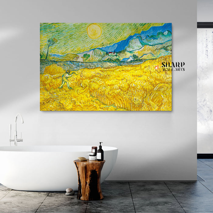 Vincent van Gogh Wheatfield Canvas Wall Art