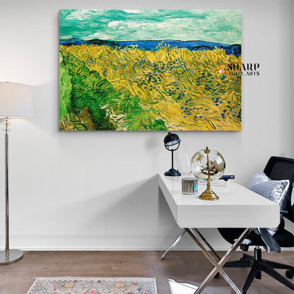 Vincent van Gogh Wheatfield With Cornflowers Canvas Wall Art